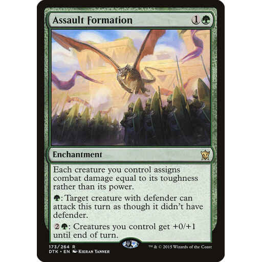 Dragons of Tarkir - 173 - Assault Formation - Rare - G - Non-foil