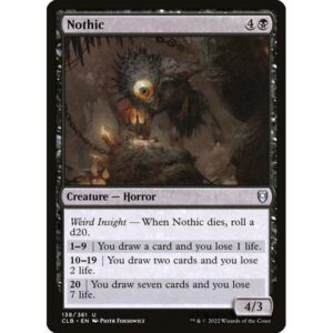 Commander Legends: Battle for Baldur's Gate - 138 - Nothic - Uncommon - B - Foil