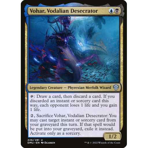 Dominaria United - 226 - Vohar, Vodalian Desecrator - Uncommon - UB - Foil