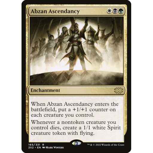 Double Masters 2022 - 165 - Abzan Ascendancy - Rare - Multi - Non-foil