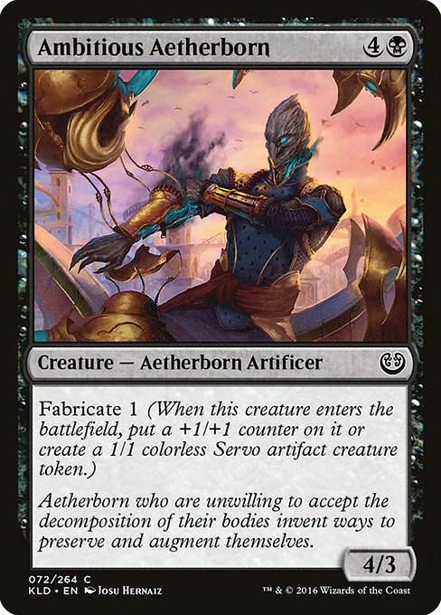 Kaladesh - 72 - Ambitious Aetherborn - Common - B - Non-foil (Front)