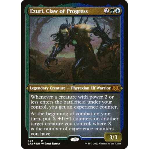 Double Masters 2022 - 494 - Ezuri, Claw of Progress - Mythic - UG - Non-foil