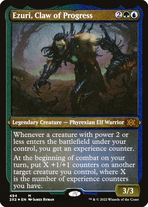 Double Masters 2022 - 494 - Ezuri, Claw of Progress - Mythic - UG - Non-foil