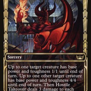 Streets of New Capenna - 310 - Hostile Takeover - Rare - Multi - Foil
