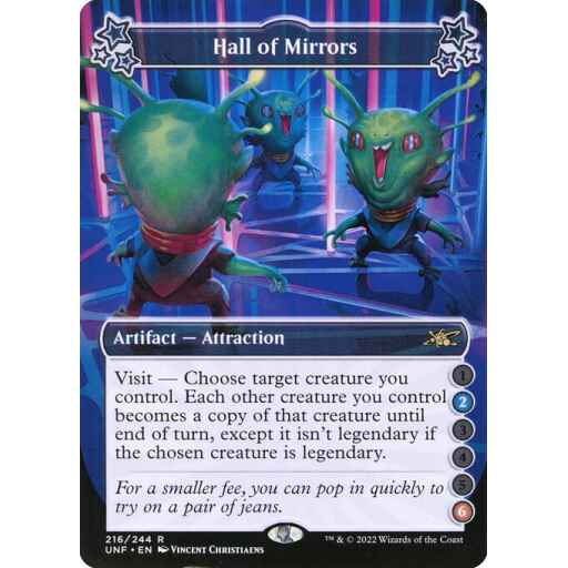 Unfinity - 216a - Hall of Mirrors - Rare - C - Non-foil