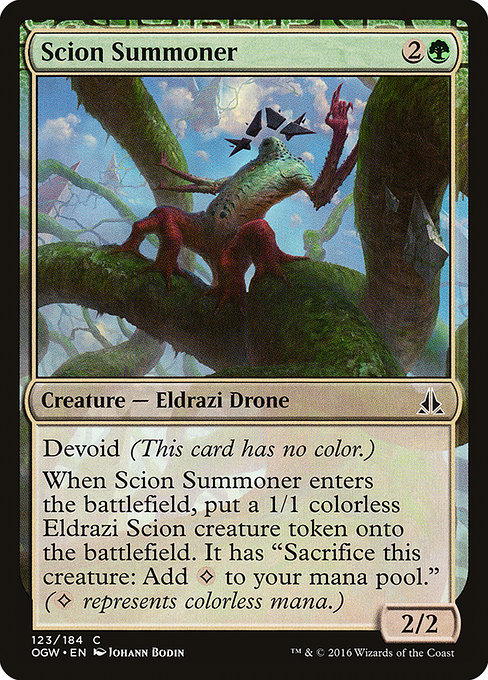 Oath of the Gatewatch - 123 - Scion Summoner - Common - C - Non-foil