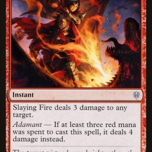 Throne of Eldraine - 143 - Slaying Fire - Uncommon - R - Non-foil
