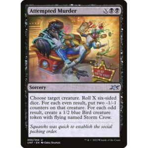 Unfinity - 66 - Attempted Murder - Uncommon - B - Non-foil