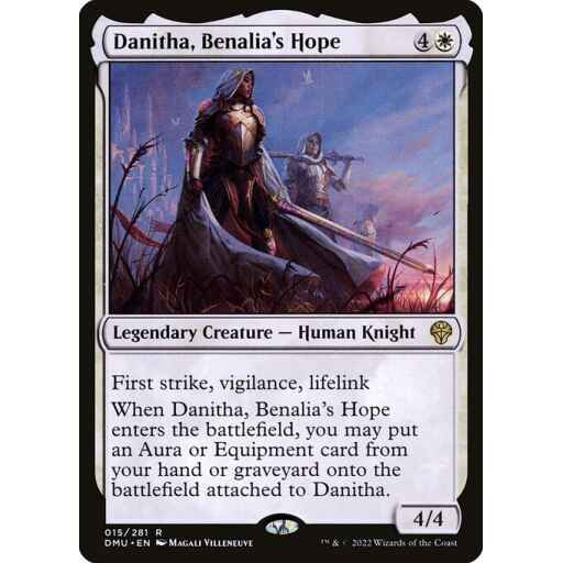 Dominaria United - 15 - Danitha, Benalia's Hope - Rare - W - Foil