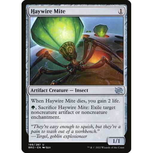 The Brothers' War - 199 - Haywire Mite - Uncommon - C - Foil