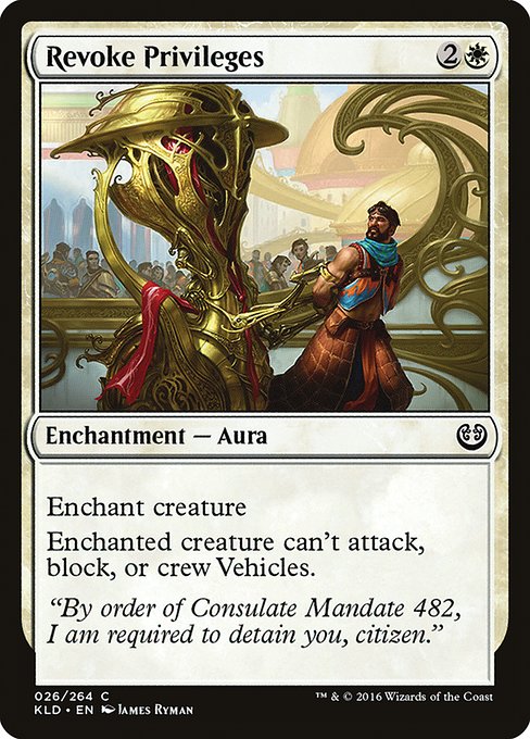 Kaladesh - 26 - Revoke Privileges - Common - W - Non-foil (Front)