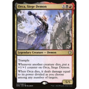 Dominaria United Commander - 37 - Orca, Siege Demon - Rare - BR - Non-foil