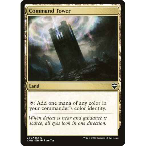 Commander Legends - 350 - Command Tower - Common - C - Foil
