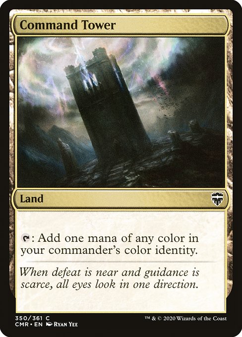 Commander Legends - 350 - Command Tower - Common - C - Foil