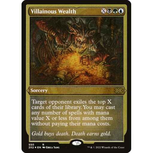 Double Masters 2022 - 550 - Villainous Wealth - Rare - Multi - Non-foil