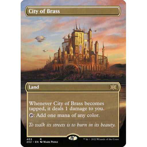 Double Masters 2022 - 403 - City of Brass - Rare - C - Foil