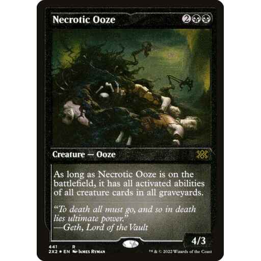 Double Masters 2022 - 441 - Necrotic Ooze - Rare - B - Non-foil