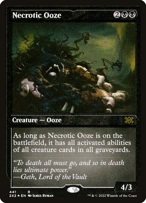 Double Masters 2022 - 441 - Necrotic Ooze - Rare - B - Non-foil