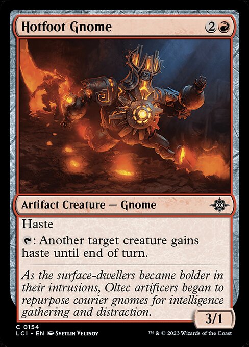 The Lost Caverns of Ixalan - 154 - Hotfoot Gnome - Common - R - Non-foil (Front)