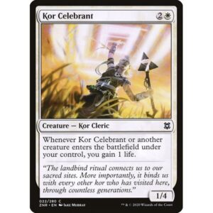 Zendikar Rising - 22 - Kor Celebrant - Common - W - Non-foil
