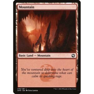 Adventures in the Forgotten Realms - 276 - Mountain - Common - C - Foil