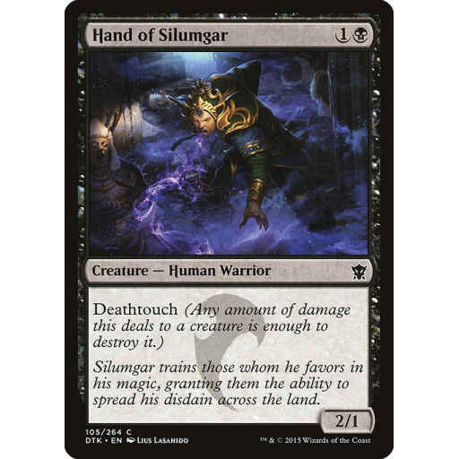 Dragons of Tarkir - 105 - Hand of Silumgar - Common - B - Foil