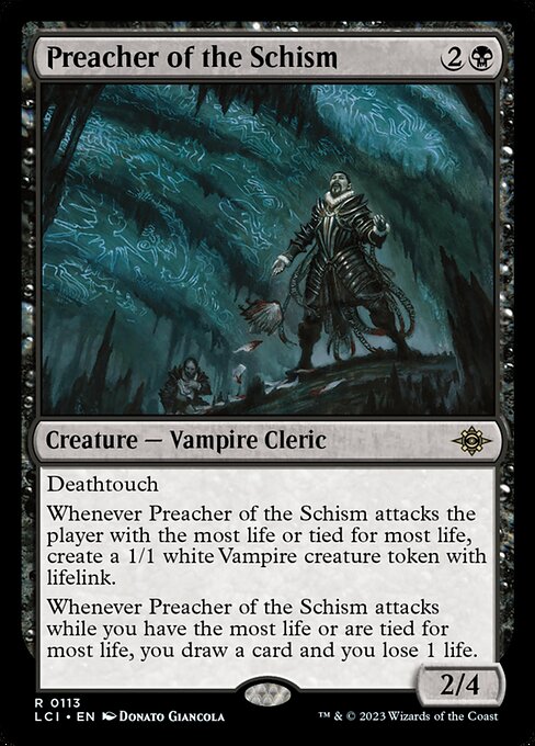 The Lost Caverns of Ixalan - 113 - Preacher of the Schism - Rare - B - Non-foil (Front)