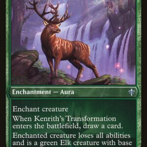 Throne of Eldraine - 395 - Kenrith's Transformation - Uncommon - G - Foil