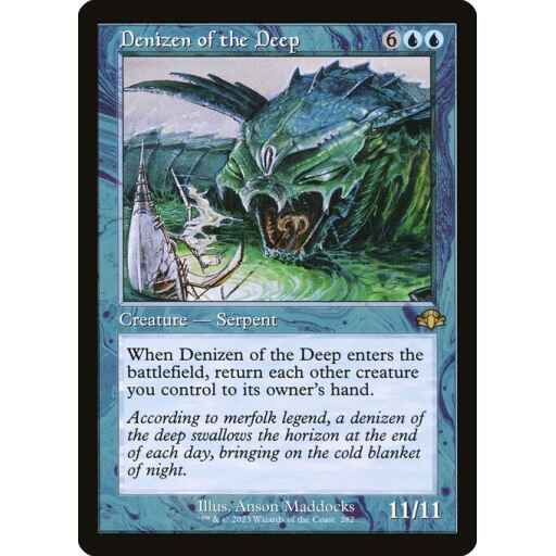 Dominaria Remastered - 282 - Denizen of the Deep - Rare - U - Non-foil