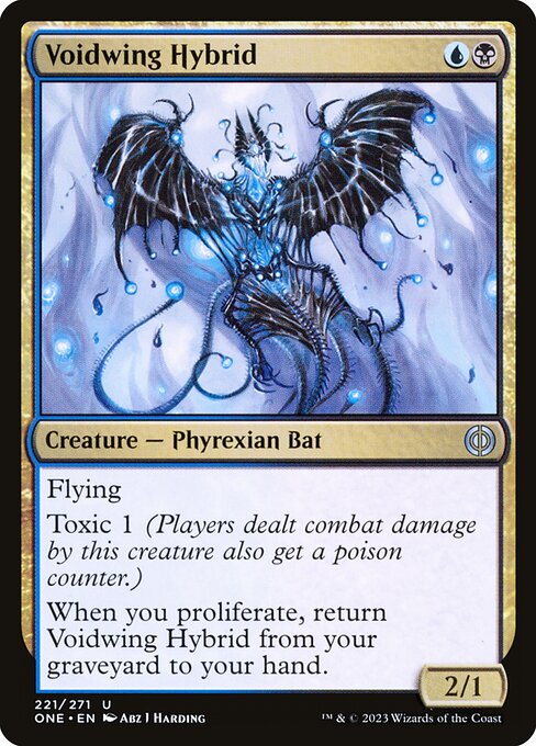 Phyrexia: All Will Be One - 221 - Voidwing Hybrid - Uncommon - UB - Foil