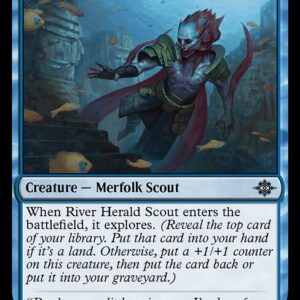 The Lost Caverns of Ixalan - 72 - River Herald Scout - Common - U - Foil (Front)