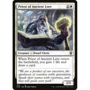 Commander Legends: Battle for Baldur's Gate - 704 - Priest of Ancient Lore - Common - W - Non-foil