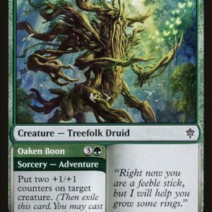 Throne of Eldraine - 180 - Tuinvale Treefolk // Oaken Boon - Common - G - Foil
