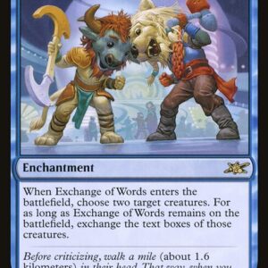 Unfinity - 45 - Exchange of Words - Rare - U - Non-foil