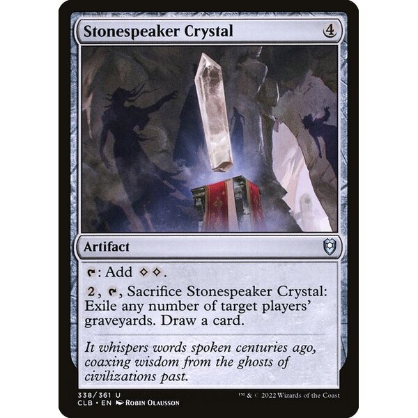 Commander Legends: Battle for Baldur's Gate - 338 - Stonespeaker Crystal - Uncommon - C - Foil