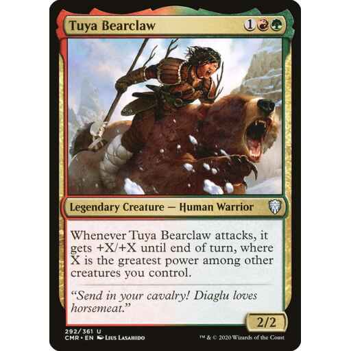 Commander Legends - 292 - Tuya Bearclaw - Uncommon - RG - Non-foil