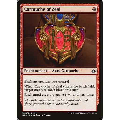 Amonkhet - 124 - Cartouche of Zeal - Common - R - Non-foil