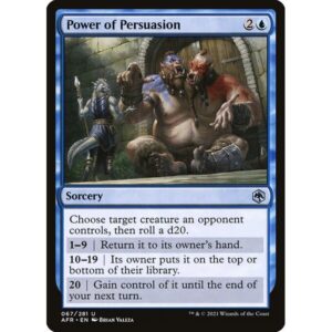 Adventures in the Forgotten Realms - 67 - Power of Persuasion - Uncommon - U - Foil