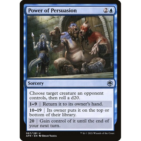 Adventures in the Forgotten Realms - 67 - Power of Persuasion - Uncommon - U - Foil
