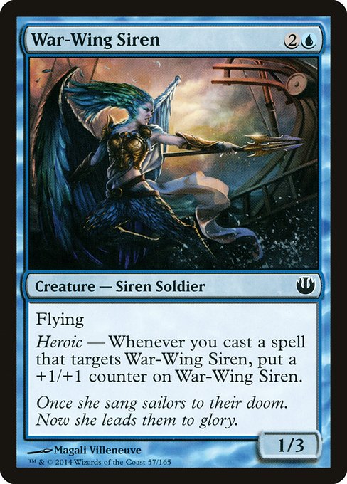 Journey into Nyx - 57 - War-Wing Siren - Common - U - Foil (Front)