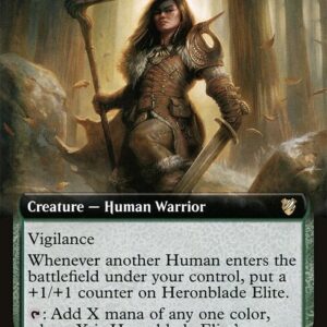 Midnight Hunt Commander - 64 - Heronblade Elite - Rare - G - Non-foil (Front)