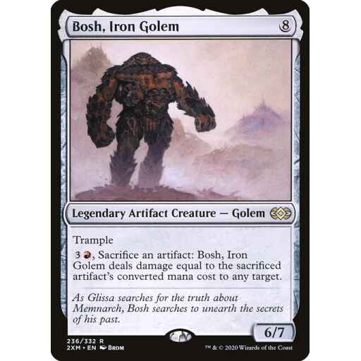 Double Masters - 236 - Bosh, Iron Golem - Rare - C - Non-foil