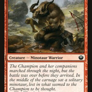 Journey into Nyx - 105 - Pensive Minotaur - Common - R - Non-foil (Front)