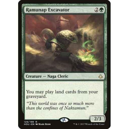 Hour of Devastation - 129 - Ramunap Excavator - Rare - G - Non-foil