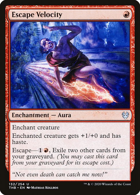 Theros Beyond Death - 132 - Escape Velocity - Uncommon - R - Non-foil