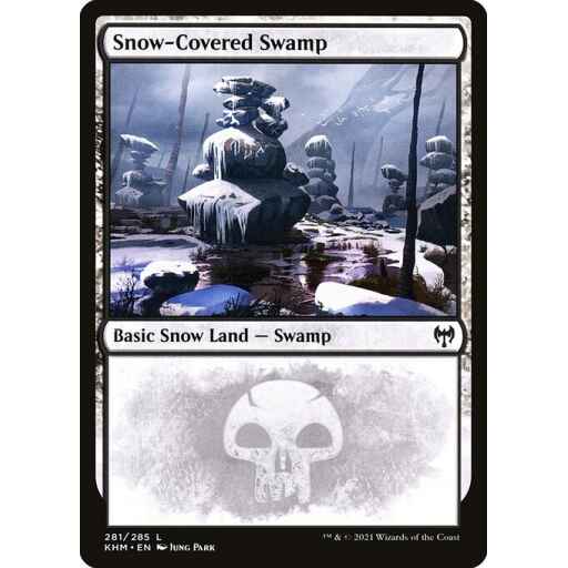 Kaldheim - 281 - Snow-Covered Swamp - Common - C - Foil