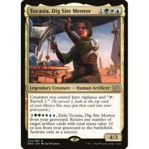 The Brothers' War - 224 - Tocasia, Dig Site Mentor - Rare - Multi - Non-foil