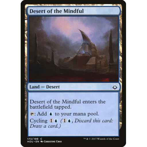 Hour of Devastation - 173 - Desert of the Mindful - Common - C - Foil