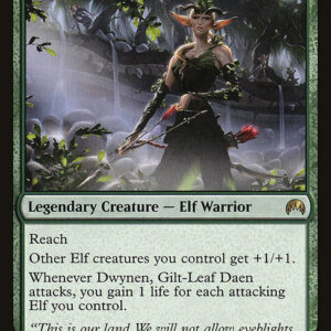 Magic Origins - 172 - Dwynen, Gilt-Leaf Daen - Rare - G - Foil
