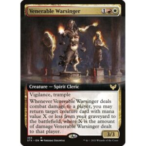 Strixhaven: School of Mages - 355 - Venerable Warsinger - Rare - WR - Foil